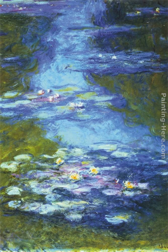 Water Lilies I painting - Claude Monet Water Lilies I art painting